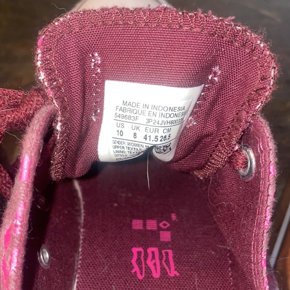 Pink pattern converse - Picture 2 of 2
